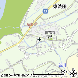 和歌山県伊都郡かつらぎ町東渋田580周辺の地図