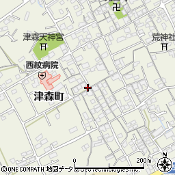香川県丸亀市津森町564周辺の地図