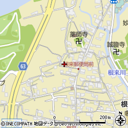 和歌山県岩出市根来1222周辺の地図