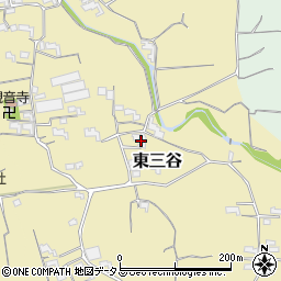 和歌山県紀の川市東三谷364周辺の地図