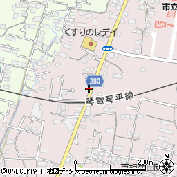 香川県高松市仏生山町1673周辺の地図