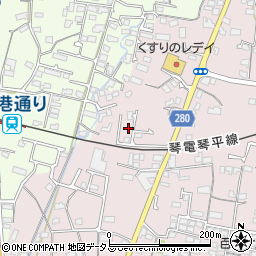 香川県高松市仏生山町1021周辺の地図