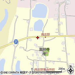 和歌山県紀の川市南志野550周辺の地図