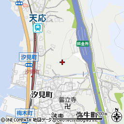 広島県呉市天応塩谷町14周辺の地図