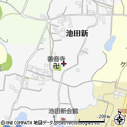 和歌山県紀の川市池田新周辺の地図
