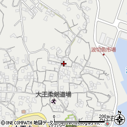 三重県志摩市大王町波切579周辺の地図