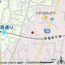香川県高松市仏生山町1022-13周辺の地図
