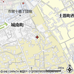 香川県丸亀市城南町21-11周辺の地図