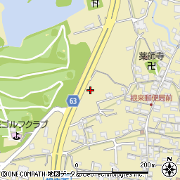 和歌山県岩出市根来周辺の地図