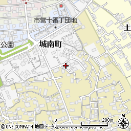 香川県丸亀市城南町21-3周辺の地図