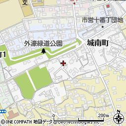 香川県丸亀市城南町56周辺の地図