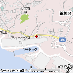 因島タクシー株式会社周辺の地図