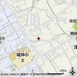香川県丸亀市津森町912周辺の地図