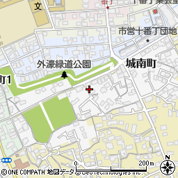 香川県丸亀市城南町56-3周辺の地図