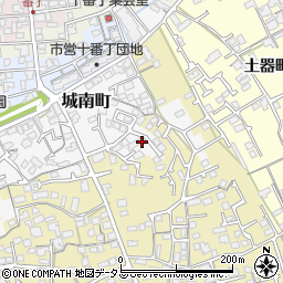 香川県丸亀市城南町21-6周辺の地図
