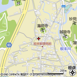 和歌山県岩出市根来1179周辺の地図