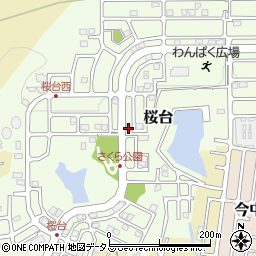 和歌山県岩出市桜台637周辺の地図