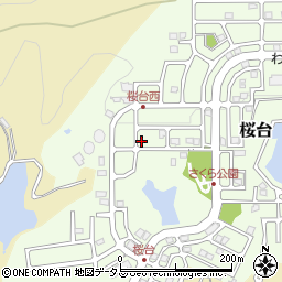 和歌山県岩出市桜台188周辺の地図