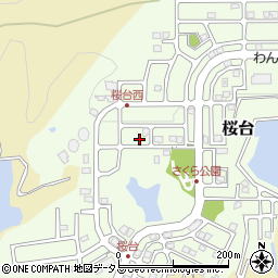 和歌山県岩出市桜台186周辺の地図