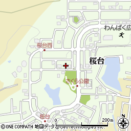 桜台地区公民館周辺の地図