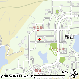 和歌山県岩出市桜台187周辺の地図
