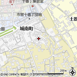 香川県丸亀市城南町21-5周辺の地図