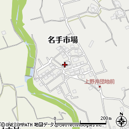 和歌山県紀の川市名手市場1215-36周辺の地図