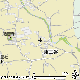 和歌山県紀の川市東三谷379周辺の地図