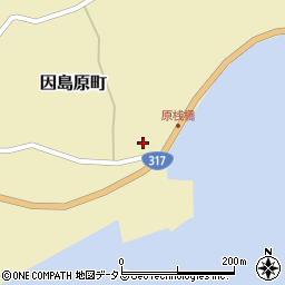 広島県尾道市因島原町1147-2周辺の地図