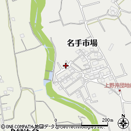 和歌山県紀の川市名手市場1240-20周辺の地図