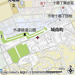 香川県丸亀市城南町54-1周辺の地図