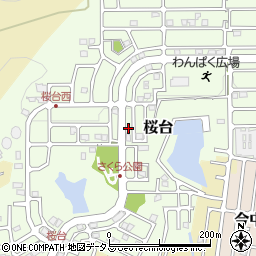 和歌山県岩出市桜台638周辺の地図
