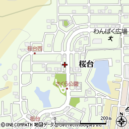 和歌山県岩出市桜台198周辺の地図