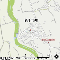和歌山県紀の川市名手市場1215-35周辺の地図