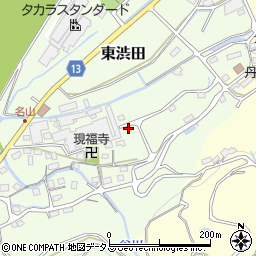 和歌山県伊都郡かつらぎ町東渋田599周辺の地図