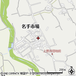 和歌山県紀の川市名手市場1215-3周辺の地図