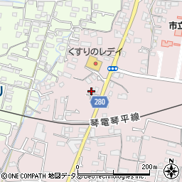 香川県高松市仏生山町1009周辺の地図
