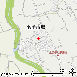 和歌山県紀の川市名手市場1215-9周辺の地図