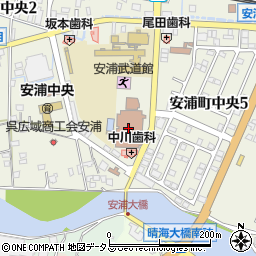 呉市安浦公民館周辺の地図