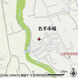 和歌山県紀の川市名手市場1240-22周辺の地図