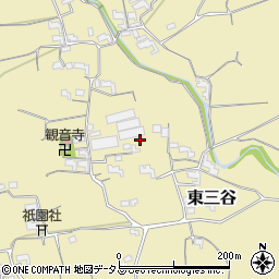和歌山県紀の川市東三谷周辺の地図