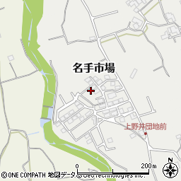 和歌山県紀の川市名手市場1215-13周辺の地図