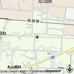 香川県さぬき市造田野間田周辺の地図