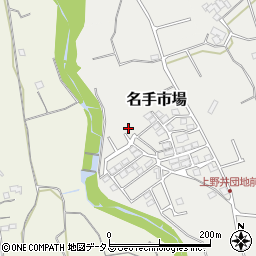 和歌山県紀の川市名手市場1240-23周辺の地図