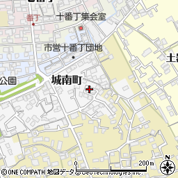 香川県丸亀市城南町17周辺の地図