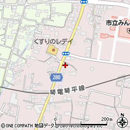 香川県高松市仏生山町1677-3周辺の地図