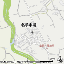 和歌山県紀の川市名手市場1215-30周辺の地図