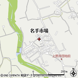 和歌山県紀の川市名手市場1215-12周辺の地図