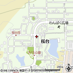 和歌山県岩出市桜台640周辺の地図