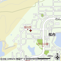 和歌山県岩出市桜台165周辺の地図
